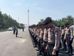 Kapolsubsektor Roxy Pimpin Apel Pengamanan Rencana Kegiatan Masyarakat Di Monas Barat Daya