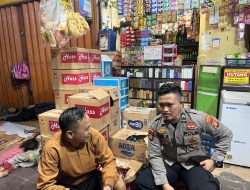 Patroli Pagi Hari Anggota Patroli Polsek Johar Baru Sambang dan Imbauan Kepada Pedagang