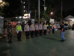 Kanit Intel Pimpin Apel Oprasi Cipta Kondisi Malam Hari