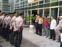 Polsek Kemayoran Melakukan Pengamanan Unjuk Rasa