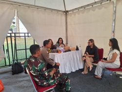 Bhabinkamtibmas Dan Babinsa Gelora Berikan Imbauan Kamtibmas Kepada Para Pengunjung Kawasan GBK Senayan