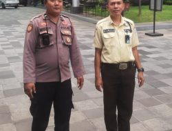 Patroli Sore Hari 1052 Samapta Polsek Metro Tanah Abang Dan Sambangi Security Gedung BRI Pusat