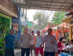 Interaksi Bhabin Polres dan Polsek Metro Menteng Kepada Warga Menteng Untuk Berikan Imbauan Kamtibmas