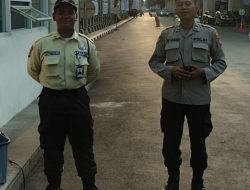Patroli Sore Hari 1053 Samapta Polsek Metro Tanah Abang Dan Sambangi Security Gedung JCC Senayan