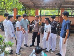 Bhabinkamtibmas Gelora Berikan Imbauan Kepada Pelajar SMAN 24 Agar Hindari Hal Negatif