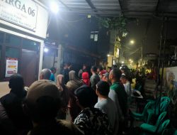 Kapolsek Johar Baru, Pimpin Apel Patroli Cipta Kondisi Tiga Pilar di RW 06 Kelurahan Galur