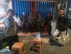 Patroli Wilayah dan Sambang Dialogis Bhabinkamtibmas Kelurahan Galur dengan Ketua RW, Ketua RT dan LMK
