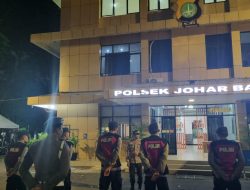 Kanit Intelkam Pimpin Apel Operasi Cipta Kondisi Di Halaman Mapolsek Johar Baru