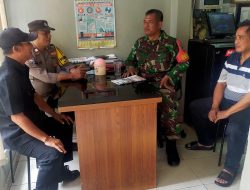 Bhabinkamtibmas Dan Babinsa Kelurahan Galur Patroli Wilayah Bersama Sambangi SPBU Pertamina