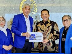 DPP IP-KI DORONG KEBIJAKAN NASIONAL BERBASIS EKONOMI PANCASILA KEPADA  KETUA MPR RI BAMBANG SOESATYO