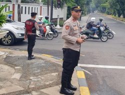 Kasubnit Patroli Menteng Gatur Lalin Pagi Antisipasi Padat Lalin