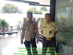 Unit Samapta Polsek Senen Patroli Di Perbankan Bank BRI Kwitang Cegah Gangguan Kamtibmas