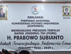 Deklarasi Kopsindo Mendukung Pemerintahan Prabowo Subianto Tegakkan Keadilan