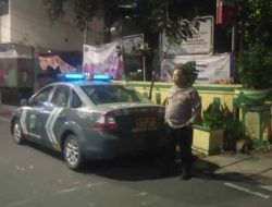 Patko 1051 Polsektro Tanah Abang Patroli Pagi Hari Dan Strong Point Jalan Lontar Raya