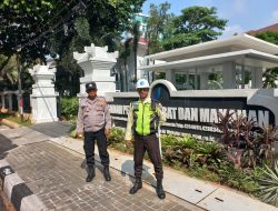 Kapolsubsektor Kayu Awet Sambang Dan Patroli Dialogis Ke Gedung BPOM RI, Berikan Imbauan Kamtibmas Kepada Security