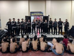 Polres Metro Jakarta Pusat Amankan 31 Pelajar, Bawa Sajam, Petasan dan Air Keras Untuk Tawuran