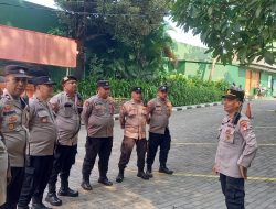 Apel Pengamanan Lintasan Jalur Depan Lapangan Tembak Dalam Rangka Pelantikan Anggota DPR R.I 2024-2029