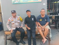 Menjelang Pilkada Bhabinkamtibmas Johar Baru Cooling System Kamtibmas Dengan Petugas Keamanan Wilayah Dan Warga.