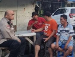 Bhabinkamtibmas Kampung Bali Sambangi Ketua RT 01/03 Menjelang Pilkada DKI Jakarta
