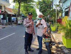 Kapolsubsektor Kayu Awet melaksanakan kegiatan Sambang dan Patroli Dialogis Sampaikan Pesan Kamtibmas Masa Kampanye