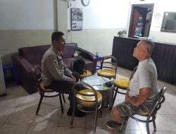 Sampaikan Imbauan Kamtibmas Di Wisma Prima, Aiptu Ari Laksanakan Cooling System