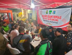 Yuk Ngopi Kamtibmas Bersama Polsek Metro Menteng di Rw 01 Kebon Sirih