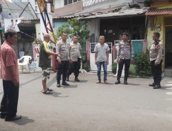 Kapolsek Senen Sambang Patroli Dialogis Di RW 05, Sampaikan Imbauan Kamtibmas