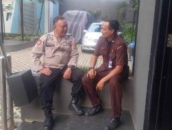 Patko 1051 Polsektro Tanah Abang Patroli Sore Hari Dan Berikan Imbauan Kepada Security Hotel BW