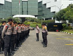 Kapolsubsektor Roxy Pimpin Apel Kesiapan Pengaman Aksi Unjuk Rasa di Sapta Pesona