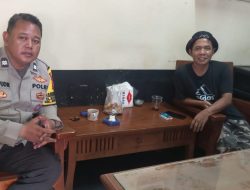 Menjelang Pilkada Serentak Bhabinkamtibmas Kelurahan Karang Anyar Lakukan Sambang dan Patroli Tempat Kos-kosan