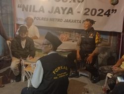 Binmas Cikini Mengantisipasi Tawuran Remaja Dan Kejahatan Jalanan Di Posko Nila Jaya