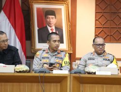 Kapolres Pelabuhan Tanjung Priok Hadiri Pembentukan Posko Bersama Pilkada di Kantor Walikota Jakarta Utara