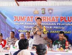 Jum’at Curhat Plus Wakapolres Metro Jakpus Ajak Warga Menjaga Kerukunan dan Kedamaian Menjelang Pilkada DKI Jakarta