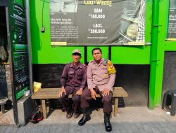 Bhabinkamtibmas Kelurahan Kemayoran melaksanakan kegiatan Sambang dan Patroli Dialogis
