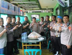 Sinergritas TNI-POLRI Polsek Kemayoran Kunjungi Koramil 07/Kemayoran