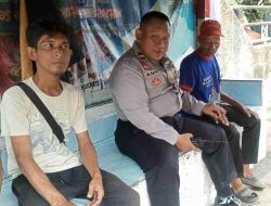 Patroli Dialogis Ke Pangkalan Ojek Panit Sabhara Sampaikan Imbauan Kamtibmas