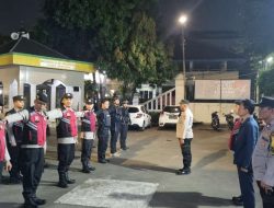 Waka Polsek Johar Baru, Pimpin Apel Persiapan Oprasi Cipta Kondisi Malam Hari