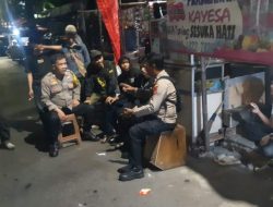 Patroli Pagi Hari Personil Polsek Johar Baru Dan Imbauan Kamtibmas Kepada Warga