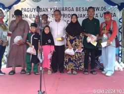 Temu Kangen Silaturahmi dan Santunan Warga RW 06 Kebon Bawang Tanjung Priok Jakarta Utara Tahun 2024