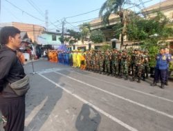 Unit Binmas Polsek Cempaka Putih Mengikuti Kegiatan Karya Bakti Dalam Rangka HUT TNI Ke 79
