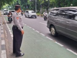 Panit 1 Sabhara Polsek Sawah Besar Melaksanakan Ploting Pagi Hari