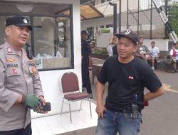 Kunjungan Kasubsi Publikasi Kepada Wahyudi Kantor Bappenas Menghimbau Kamtibmas