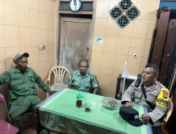 Poskamling RW 01 Kelurahan Kramat Dipatroli Dan Disambangi Bhabinkamtibmas