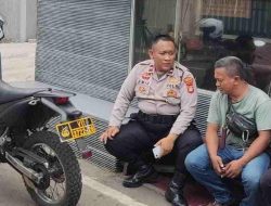 Cegah Gangguan Kamtibmas Panit Sabhara Patroli Dialogis Ke Pemukiman