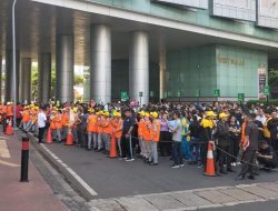 Bhabinkamtibmas Menteng Menghadiri Latihan Jalur Evakuasi Kebakaran Mall Grand Indonesia