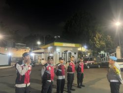 Kanit Propam Polsek Johar Baru, Pimpin Apel Persiapan Patroli Cipta Kondisi Malam Hari