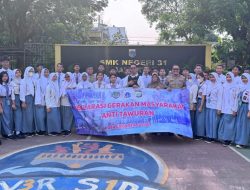 Deteksi Dini Tawuran Pelajar, Polsek Johar Baru Adakan Sosialisasi Dan Deklarasi Anti Tawuran