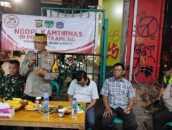 Ngopi Kamtibmas Polsek Johar Baru Bersama Tiga Pilar dan Warga di Pos Sekretariat RW 03 Kampung Rawa