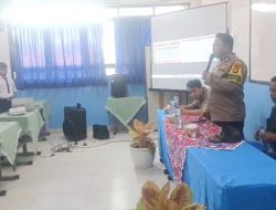 Gerakan Anti Tawuran Bersama Bhabinkamtibmas Karang Anyar Tanamkan Cinta Tanah Air Di Sekolahan