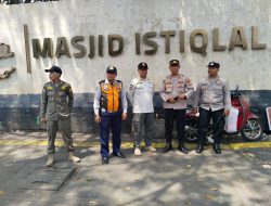 Polsek Sawah Besar Amankan Kedatangan Imam Besar Masjid Nabawi Di Masjid Istiqlal